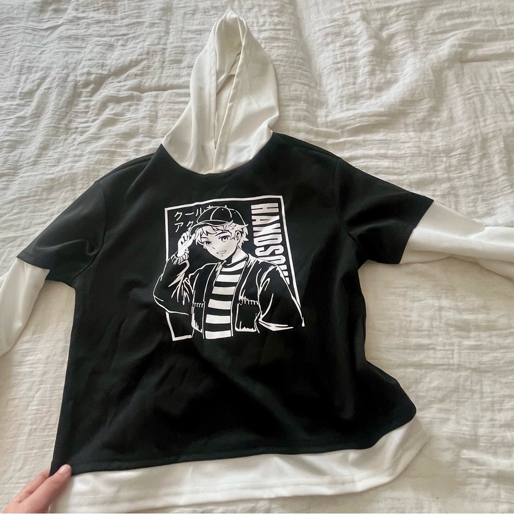 Black and White Kids Hoodie